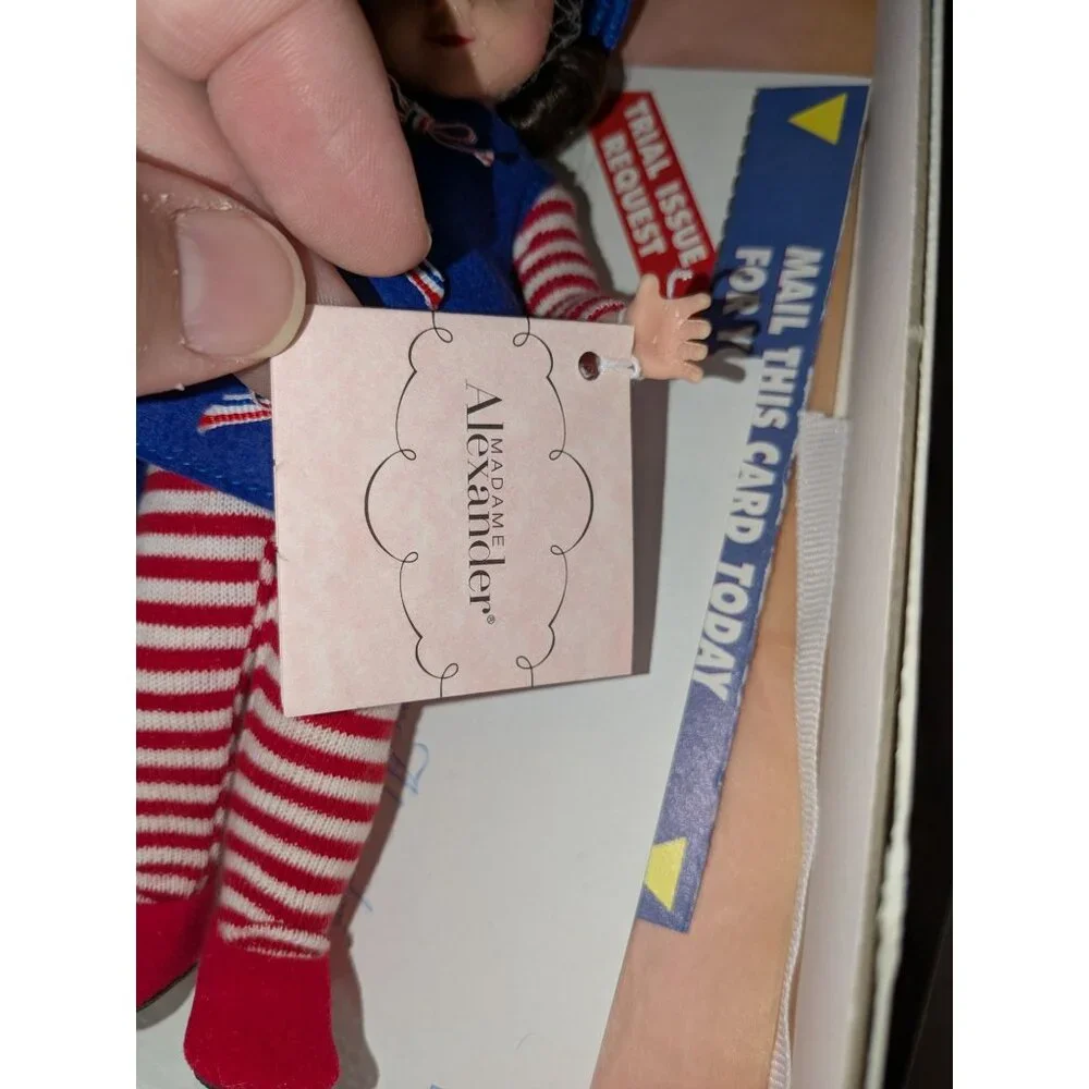 Madame Alexander Waving The Flag Maggie Doll #34395 stand Box Tag - Picture 12 of 14